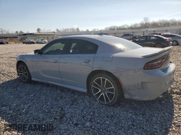 2022 Dodge Charger R/T with VIN 2C3CDXCT9NH235763, listed as a Copart auction lot 50058585 with 58,809 mi miles and Salvage Title. Bid and sale history available at DreamBid. Image 2.
