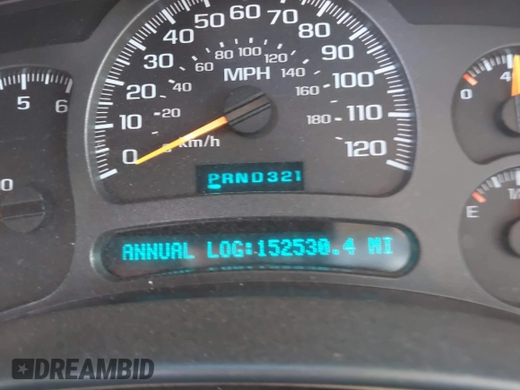 2003 Chevrolet Tahoe LT с VIN 1GNEC13Z33J280130, выставлен на аукционе IAAI как лот 41876824 с пробегом 152 530 миль миль и . История ставок и продаж доступна на DreamBid. Изображение 7.