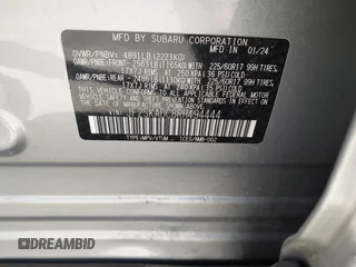 2024 Subaru Forester Premium with VIN JF2SKADC8RH494444, listed as a IAAI auction lot 42100818 with 6,371 mi miles and . Bid and sale history available at DreamBid. Image 9.