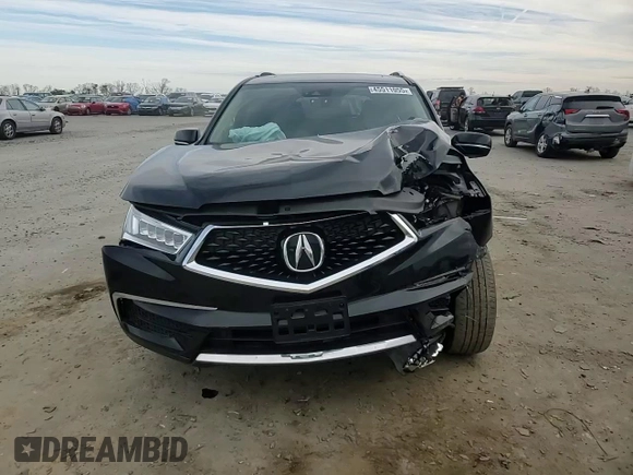 2019 Acura MDX Technology with VIN 5J8YD4H71KL032653, listed as a Copart auction lot 45511055 with Not provided miles and Salvage title. Bid and sale history available at DreamBid. Image 12.