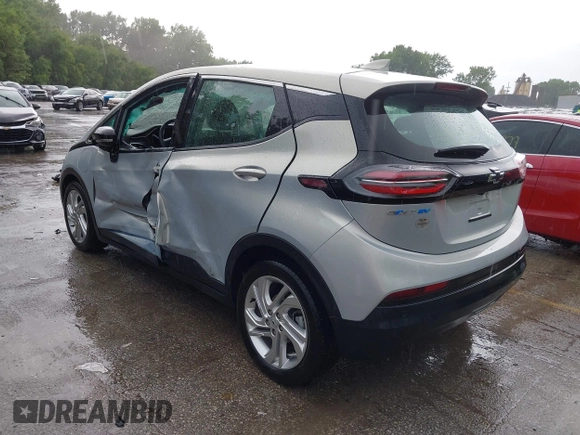 2023 Chevrolet Bolt EV 1LT with VIN 1G1FW6S03P4140824, listed as a IAAI auction lot 42383006 with 23,942 mi miles and . Bid and sale history available at DreamBid. Image 3.