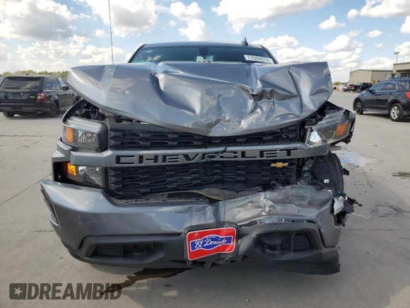 2020 Chevrolet Silverado 1500 Custom with VIN 1GCRWBEK8LZ242272, listed as a Copart auction lot 72089074 with 39,922 mi miles and Salvage Title. Bid and sale history available at carsss.com. Image 5.