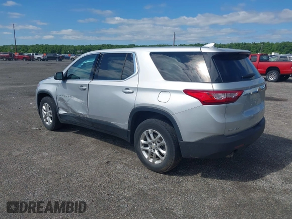 2021 Chevrolet Traverse LS with VIN 1GNERFKW3MJ200569, listed as a IAAI auction lot 42279102 with 73,783 mi miles and . Bid and sale history available at DreamBid. Image 3.