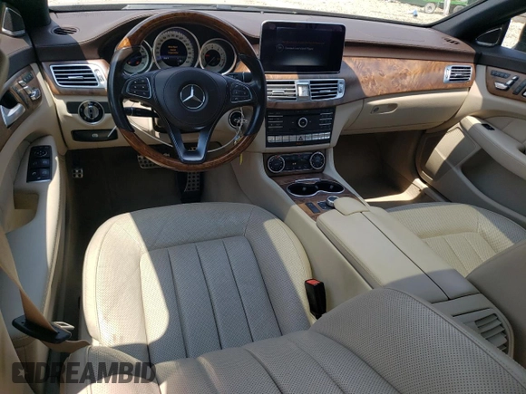 2016 Mercedes-Benz CLS with VIN WDDLJ6FB7GA173241, listed as a Copart auction lot 64604973 with 56,357 mi miles. Bid and sale history available at carsss.com. Image 8.