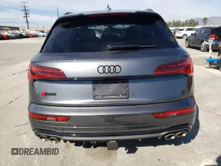 2023 Audi SQ5 Premium Plus with VIN WA1B4AFY0P2167063, listed as a Copart auction lot 39869674 with 12,008 mi miles and . Bid and sale history available at DreamBid. Image 6.