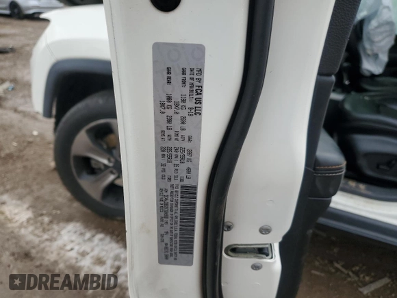 2019 Jeep Compass Latitude with VIN 3C4NJDBB2KT600968, listed as a Copart auction lot 85966874 with Not provided miles and Salvage title. Bid and sale history available at DreamBid. Image 13.