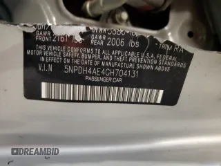 2016 Hyundai Elantra SE with VIN 5NPDH4AE4GH704131, listed as a Copart auction lot 60985065 with 88,682 mi miles and Salvage title. Bid and sale history available at DreamBid. Image 12.