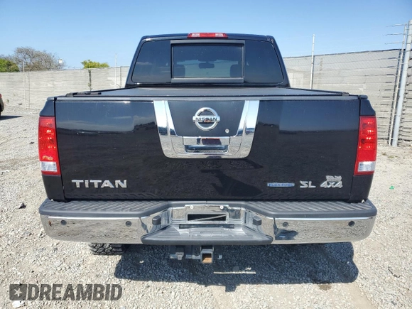 2011 Nissan Titan SL with VIN 1N6BA0EC4BN319994, listed as a Copart auction lot 55088175 with 103,008 mi miles and Salvage title. Bid and sale history available at DreamBid. Image 6.