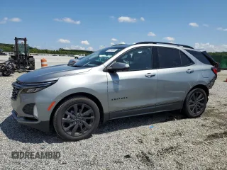2023 Chevrolet Equinox RS with VIN 3GNAXMEG2PS130336, listed as a Copart auction lot 61214095 with 49,894 mi miles and Salvage title. Bid and sale history available at DreamBid. Image 1.