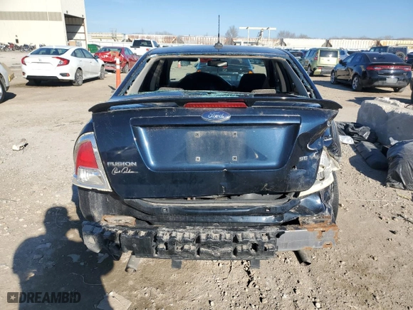 2008 Ford Fusion SE with VIN 3FAHP07148R243017, listed as a Copart auction lot 49208465 with 0 mi miles and Salvage Title. Bid and sale history available at carsss.com. Image 6.