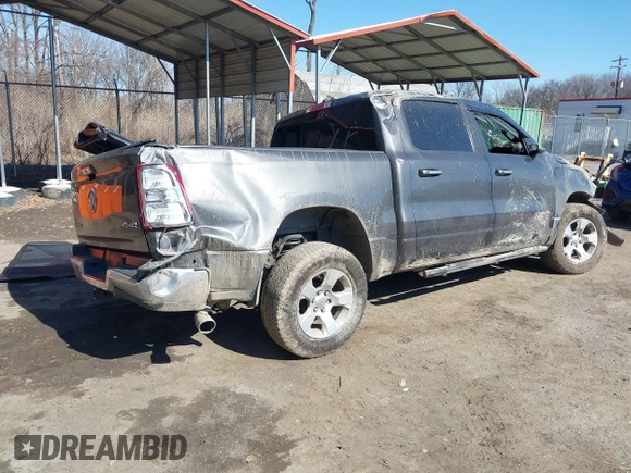 2019 Ram 1500 Big Horn z VIN 1C6RRFFG7KN755373, wystawiony jako IAAI lot #41764161 z przebiegiem 116 804 mil mil oraz . Historia ofert i sprzedaży dostępna na DreamBid. Obrazek 4.