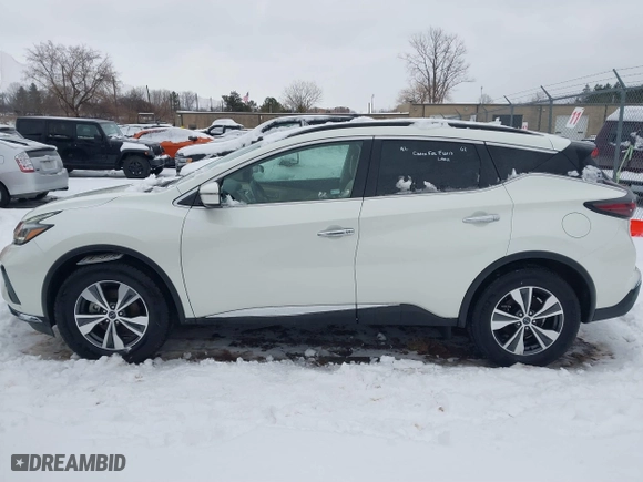 2023 Nissan Murano SV with VIN 5N1AZ2BSXPC130666, listed as a IAAI auction lot 41432365 with 42,772 mi miles. Bid and sale history available at carsss.com. Image 14.