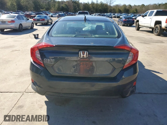 2016 Honda Civic EX-T with VIN 19XFC1F31GE024379, listed as a Copart auction lot 89160135 with 127,111 mi miles and Salvage title. Bid and sale history available at DreamBid. Image 6.