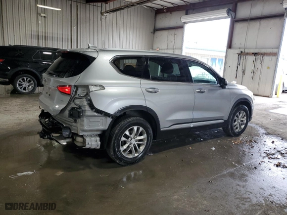 2020 Hyundai Santa Fe SEL with VIN 5NMS3CAD4LH282151, listed as a Copart auction lot 51655865 with 50,031 mi miles and Salvage Title. Bid and sale history available at carsss.com. Image 3.