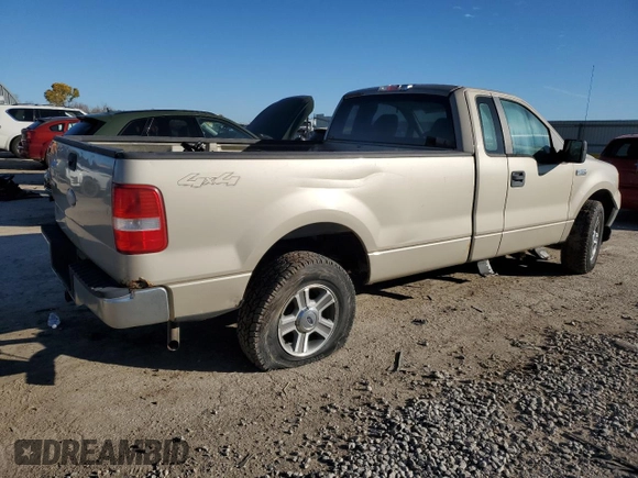 2007 Ford F-150 XL with VIN 1FTRF14V47KC19429, listed as a Copart auction lot 80147594 with 101,749 mi miles and Salvage title. Bid and sale history available at DreamBid. Image 3.