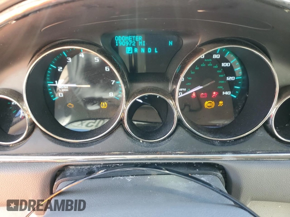 2014 Buick Enclave Convenience with VIN 5GAKRAKD2EJ375542, listed as a Copart auction lot 45338105 with 190,972 mi miles and Salvage Title. Bid and sale history available at carsss.com. Image 9.
