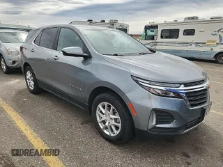 2023 Chevrolet Equinox LT with VIN 3GNAXTEGXPL131626, listed as a IAAI auction lot 42188280 with 98,973 mi miles and . Bid and sale history available at DreamBid. Image 1.