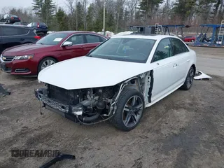 2017 Audi A4 Premium Plus with VIN WAUENAF42HN008961, listed as a IAAI auction lot 41701211 with 130,236 mi miles. Bid and sale history available at carsss.com. Image 2.