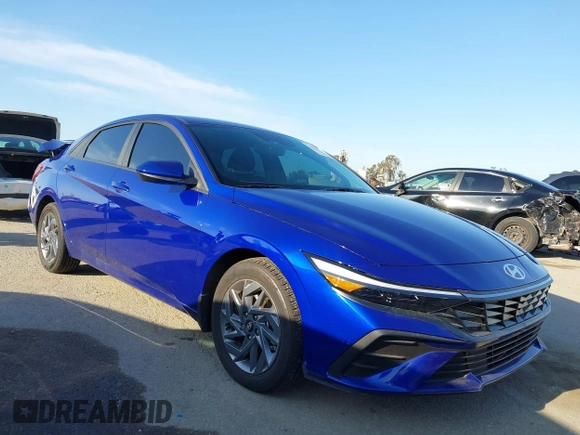 2024 Hyundai Elantra SEL with VIN KMHLM4DGXRU708435, listed as a IAAI auction lot 41966818 with 10,246 mi miles and . Bid and sale history available at DreamBid. Image 1.