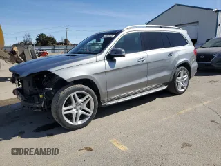2014 Mercedes-Benz GL-Class GL 550 with VIN 4JGDF7DE1EA346926, listed as a Copart auction lot 49082045 with 106,432 mi miles and Salvage Title. Bid and sale history available at carsss.com. Image 1.
