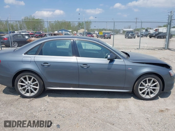 2014 Audi A4 Premium Plus with VIN WAUFFAFL9EN000649, listed as a IAAI auction lot 42261193 with 153,429 mi miles and . Bid and sale history available at DreamBid. Image 13.