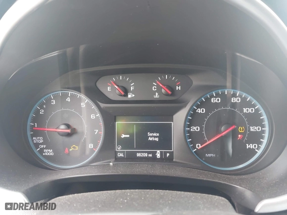 2016 Chevrolet Malibu LS with VIN 1G1ZB5ST2GF352387, listed as a IAAI auction lot 41559446 with 96,209 mi miles. Bid and sale history available at carsss.com. Image 7.