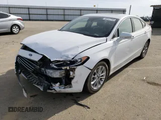 2019 Ford Fusion Hybrid SEL with VIN 3FA6P0MU1KR181007, listed as a Copart auction lot 40117743 with 0 mi miles. Bid and sale history available at carsss.com. Image 1.