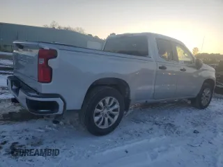 2019 Chevrolet Silverado 1500 Custom with VIN 1GCRYBEH7KZ416040, listed as a Copart auction lot 89001255 with 84,320 mi miles and Salvage Title. Bid and sale history available at DreamBid. Image 3.