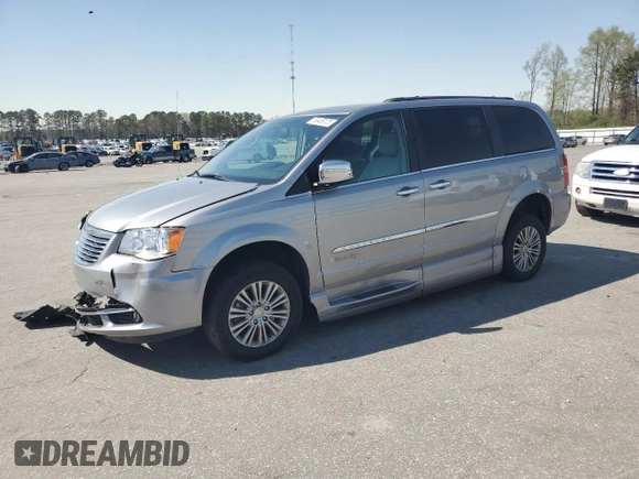 2016 Chrysler Town & Country Touring-L with VIN 2C4RC1CG1GR271405, listed as a Copart auction lot 50468125 with 56,922 mi miles and Salvage Title. Bid and sale history available at carsss.com. Image 1.