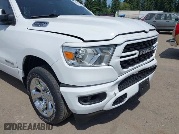 2022 Ram 1500 Big Horn with VIN 1C6SRFBT6NN164539, listed as a IAAI auction lot 42444414 with 54,343 mi miles and . Bid and sale history available at DreamBid. Image 21.