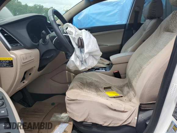2018 Hyundai Tucson SEL Plus z VIN KM8J33A45JU603787, wystawiony jako Copart lot #56963335 z przebiegiem 32 466 mil mil oraz Szkoda całkowita • Salvage title. Historia ofert i sprzedaży dostępna na DreamBid. Obrazek 7.