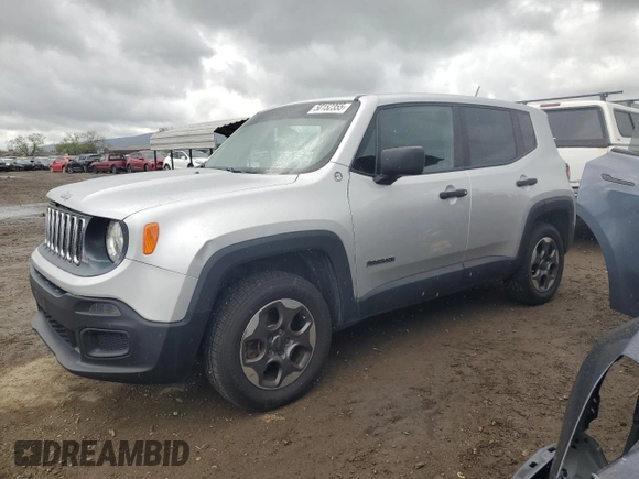2015 Jeep Renegade Sport with VIN ZACCJBAT5FPC21353, listed as a Copart auction lot 50152355 with 195,175 mi miles and Salvage Title. Bid and sale history available at DreamBid. Image 1.