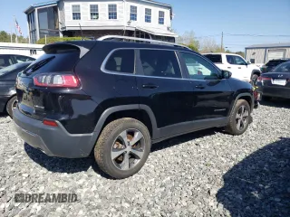 2019 Jeep Cherokee Limited with VIN 1C4PJMDX2KD239989, listed as a Copart auction lot 54590685 with 87,568 mi miles and Salvage title. Bid and sale history available at DreamBid. Image 3.