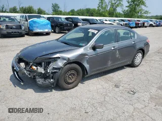 2011 Honda Accord LX with VIN 1HGCP2F39BA081942, listed as a Copart auction lot 63467465 with 160,032 mi miles and Salvage title. Bid and sale history available at DreamBid. Image 1.
