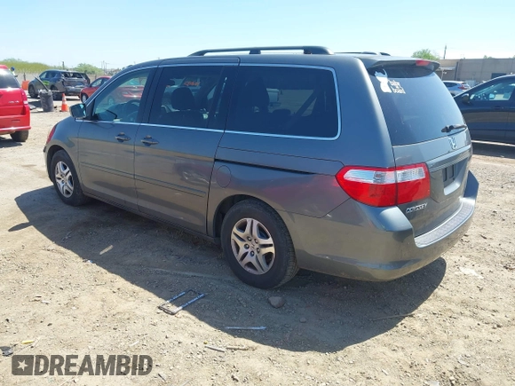 2007 Honda Odyssey EX-L z VIN 5FNRL38797B137595, wystawiony jako IAAI lot #42002233 z przebiegiem 192 296 mil mil oraz . Historia ofert i sprzedaży dostępna na DreamBid. Obrazek 3.