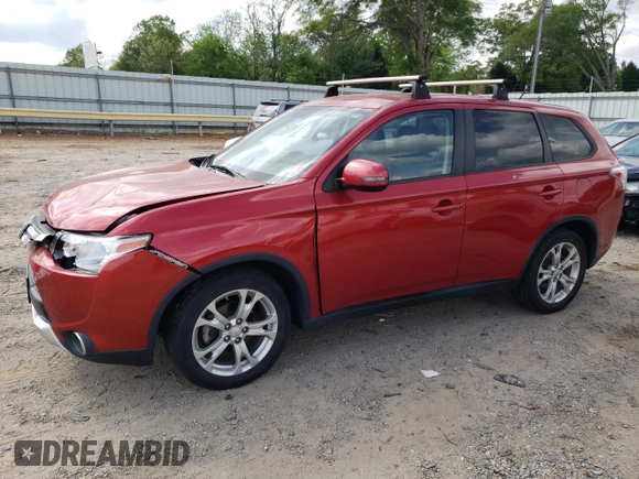2015 Mitsubishi Outlander SE with VIN JA4AD3A35FZ010749, listed as a Copart auction lot 54597355 with 103,053 mi miles and Salvage title. Bid and sale history available at DreamBid. Image 1.