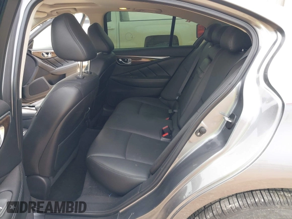 2018 Infiniti Q50 3.0t LUXE with VIN JN1EV7AR7JM432434, listed as a IAAI auction lot 41794112 with 48,666 mi miles. Bid and sale history available at carsss.com. Image 8.