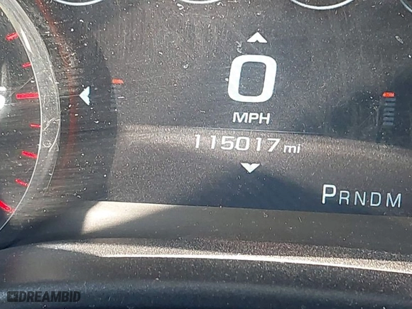 2015 GMC Sierra 1500 Denali with VIN 3GTU2WEC9FG355576, listed as a IAAI auction lot 41151606 with 115,017 mi miles. Bid and sale history available at carsss.com. Image 16.