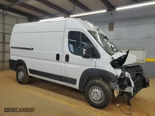 2025 Ram ProMaster Cargo Van Tradesman with VIN 3C6LRVCG3SE512992, listed as a Copart auction lot 47081275 with 0 mi miles and Salvage Title. Bid and sale history available at carsss.com. Image 4.