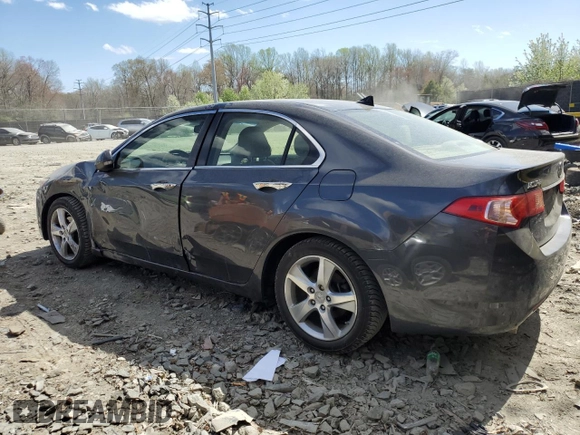 2012 Acura TSX Tech Pkg with VIN JH4CU2F69CC027403, listed as a Copart auction lot 50981715 with 247,233 mi miles and Salvage Title. Bid and sale history available at carsss.com. Image 2.