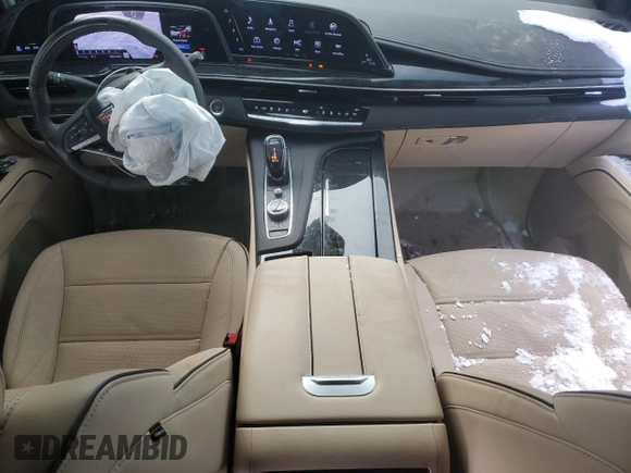 2024 Cadillac Escalade 4WD Premium Luxury with VIN 1GYS4BKL3RR137226, listed as a Copart auction lot 46298915 with 14,657 mi miles and Clean title. Bid and sale history available at DreamBid. Image 8.