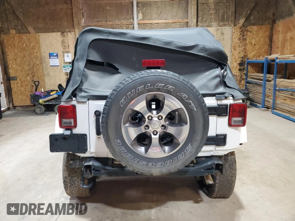 2018 Jeep Wrangler Unlimited Sahara with VIN 1C4HJWEG5JL918366, listed as a Copart auction lot 55943685 with 112,006 mi miles and Clean title. Bid and sale history available at DreamBid. Image 6.