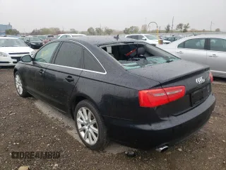 2015 Audi A6 2.0T Premium with VIN WAUFFAFC6FN011948, listed as a Copart auction lot 64715512 with 130,750 mi miles. Bid and sale history available at carsss.com. Image 3.