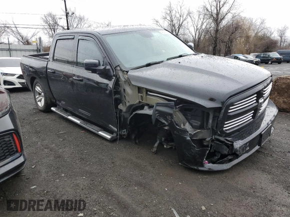2013 Ram 1500 Sport with VIN 1C6RR7MTXDS722717, listed as a Copart auction lot 49067965 with 150,348 mi miles and Salvage title. Bid and sale history available at DreamBid. Image 4.