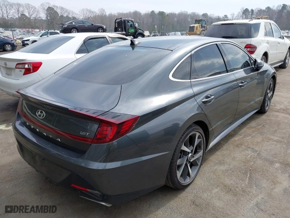 2023 Hyundai Sonata SEL Plus with VIN KMHL44J20PA255322, listed as a IAAI auction lot 41652445 with 31,672 mi miles. Bid and sale history available at carsss.com. Image 4.