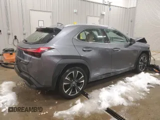 2021 Lexus UX 250h z VIN JTHX9JBH8M2047296, wystawiony jako Copart lot #87916535 z przebiegiem 10 297 mil mil oraz Szkoda całkowita • Salvage title. Historia ofert i sprzedaży dostępna na DreamBid. Obrazek 3.