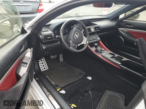2015 Lexus RC F F z VIN JTHHP5BC2F5001437, wystawiony jako Copart lot #68429054 z przebiegiem Nie podano mil oraz Szkody całkowita. Historia ofert i sprzedaży dostępna na DreamBid. Obrazek 8.