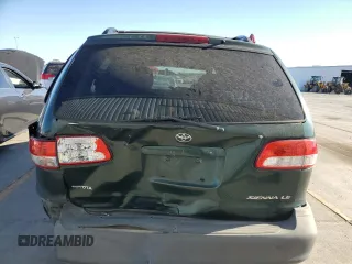 2003 Toyota Sienna LE with VIN 4T3ZF13C13U544539, listed as a Copart auction lot 61351734 with 308,289 mi miles and Salvage Title. Bid and sale history available at carsss.com. Image 6.