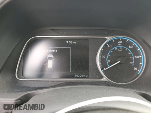 2019 Nissan LEAF SV с VIN 1N4AZ1CP6KC300836, выставлен на аукционе Copart как лот 57569825 с пробегом 16 006 миль миль и Чистый • Clean title. История ставок и продаж доступна на DreamBid. Изображение 9.