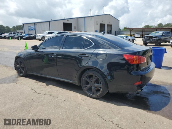 2009 Lexus IS with VIN JTHBK262095095309, listed as a Copart auction lot 53967055 with 202,914 mi miles and Salvage Title. Bid and sale history available at carsss.com. Image 2.